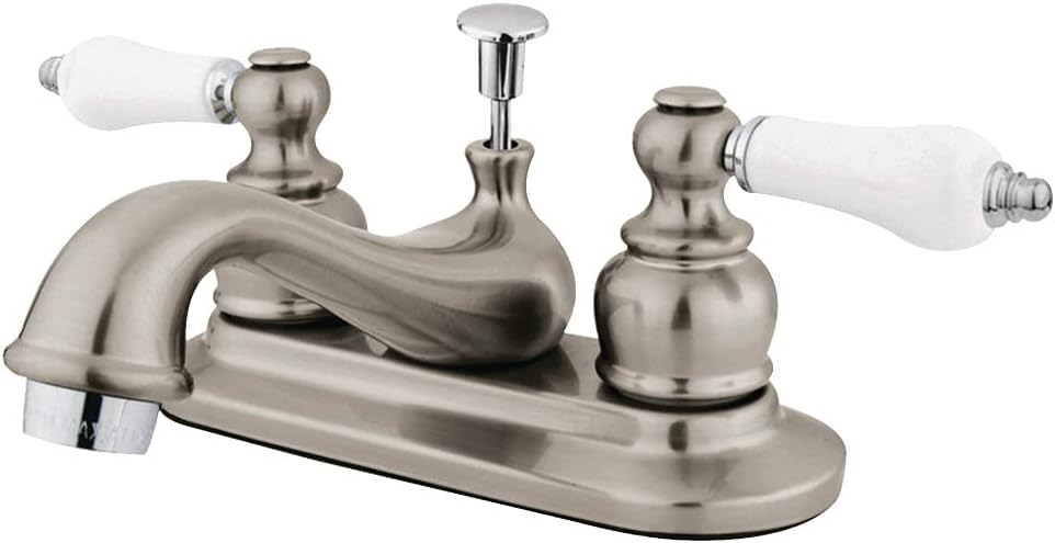 Kingston Brass KB601B 4-Inch Centerset Lavatory Faucet, 2.88" x 4.05" x 6.88", Polished Chrome