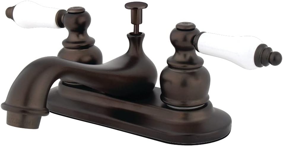 Kingston Brass KB601B 4-Inch Centerset Lavatory Faucet, 2.88" x 4.05" x 6.88", Polished Chrome