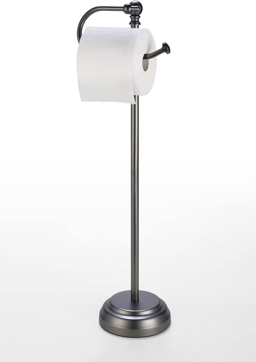 SunnyPoint Classic Bathroom Free Standing Toilet Tissue Paper Roll Holder Stand