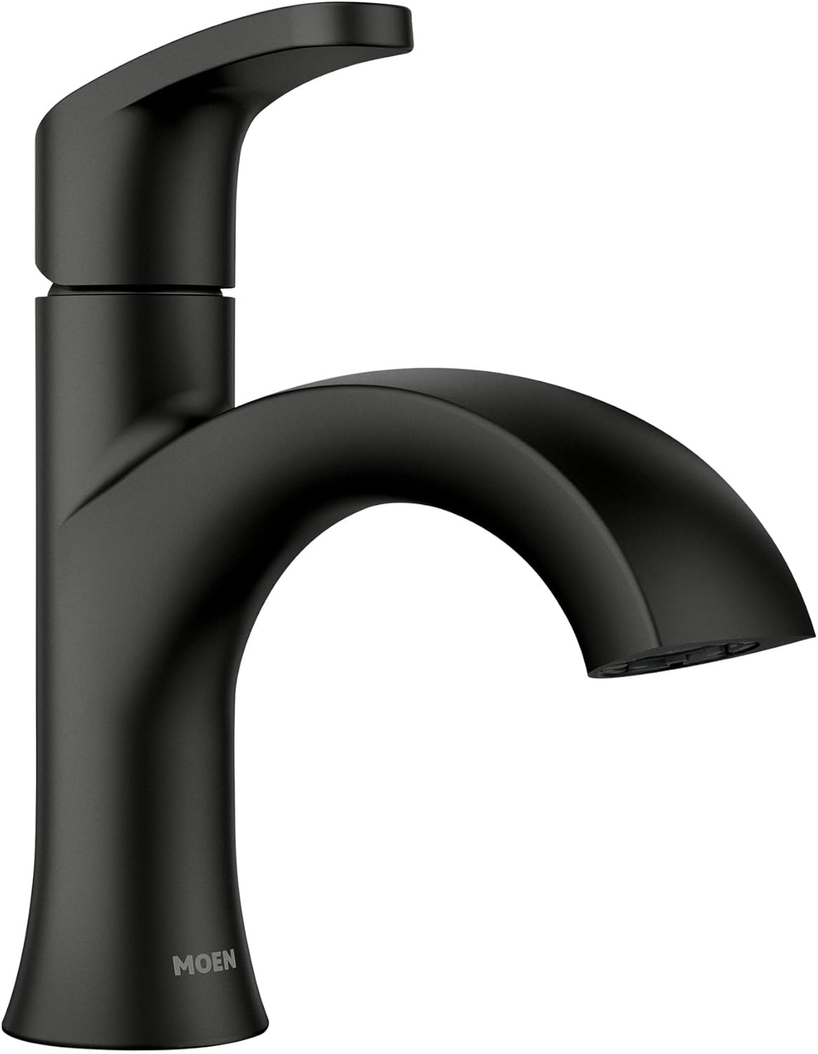 Moen Karis Chrome One-Handle Single Hole Bathroom Sink Faucet with Optional Deck Plate, 84346