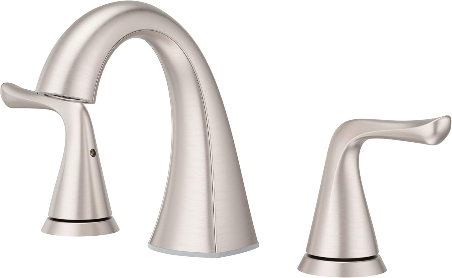 Pfister Willa Bathroom Sink Faucet, 4-Inch Centerset, 2-Handle, 3-Hole, NSF Certified, Polished Chrome Finish, LF048MALCC