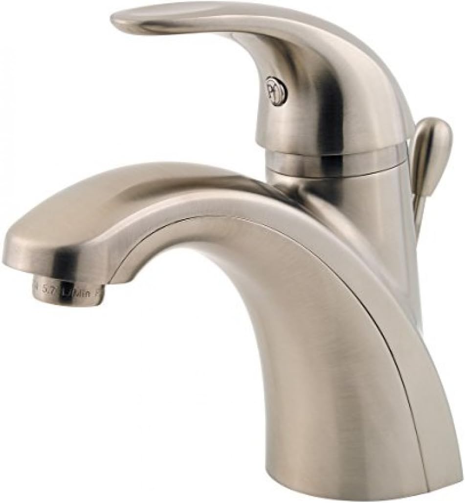 Pfister Parisa Bathroom Sink Faucet, Single Control, 1-Handle, Single Hole, Polished Chrome Finish, LF042PRCC
