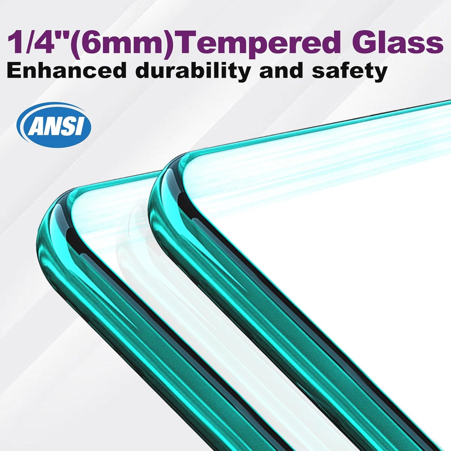 Bathtub Shower Door Double Sliding 56-60" W x 58" H, Semi-Frameless Glass Shower Door Bypass, Bathtub Sliding Glass Door with 1/4" (6mm) SGCC Certified Tempered Glass, Brushed Nickel