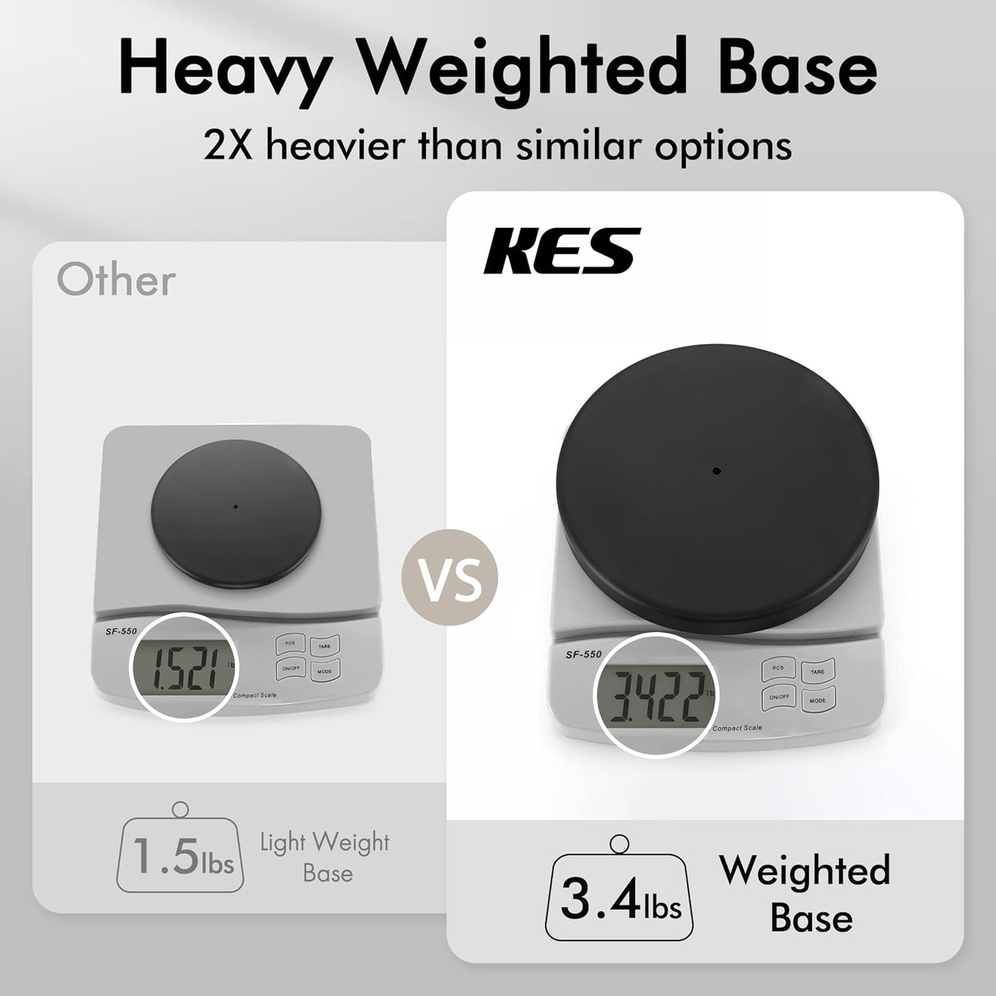 KES Bathroom Toilet Paper Holder Stand Modern Tissue Roll Holder SUS304 Stainless Steel Rustproof Freestanding 20.2" H, Matte Black BPH283S1-BK