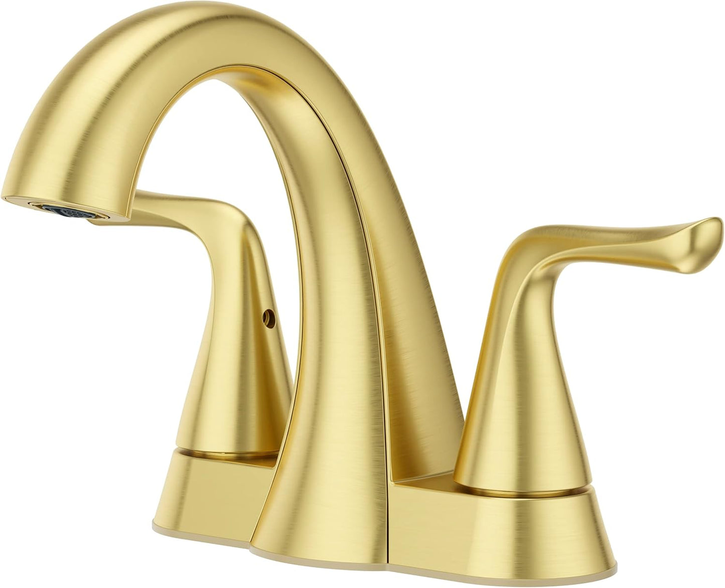 Pfister Willa Bathroom Sink Faucet, 4-Inch Centerset, 2-Handle, 3-Hole, NSF Certified, Polished Chrome Finish, LF048MALCC