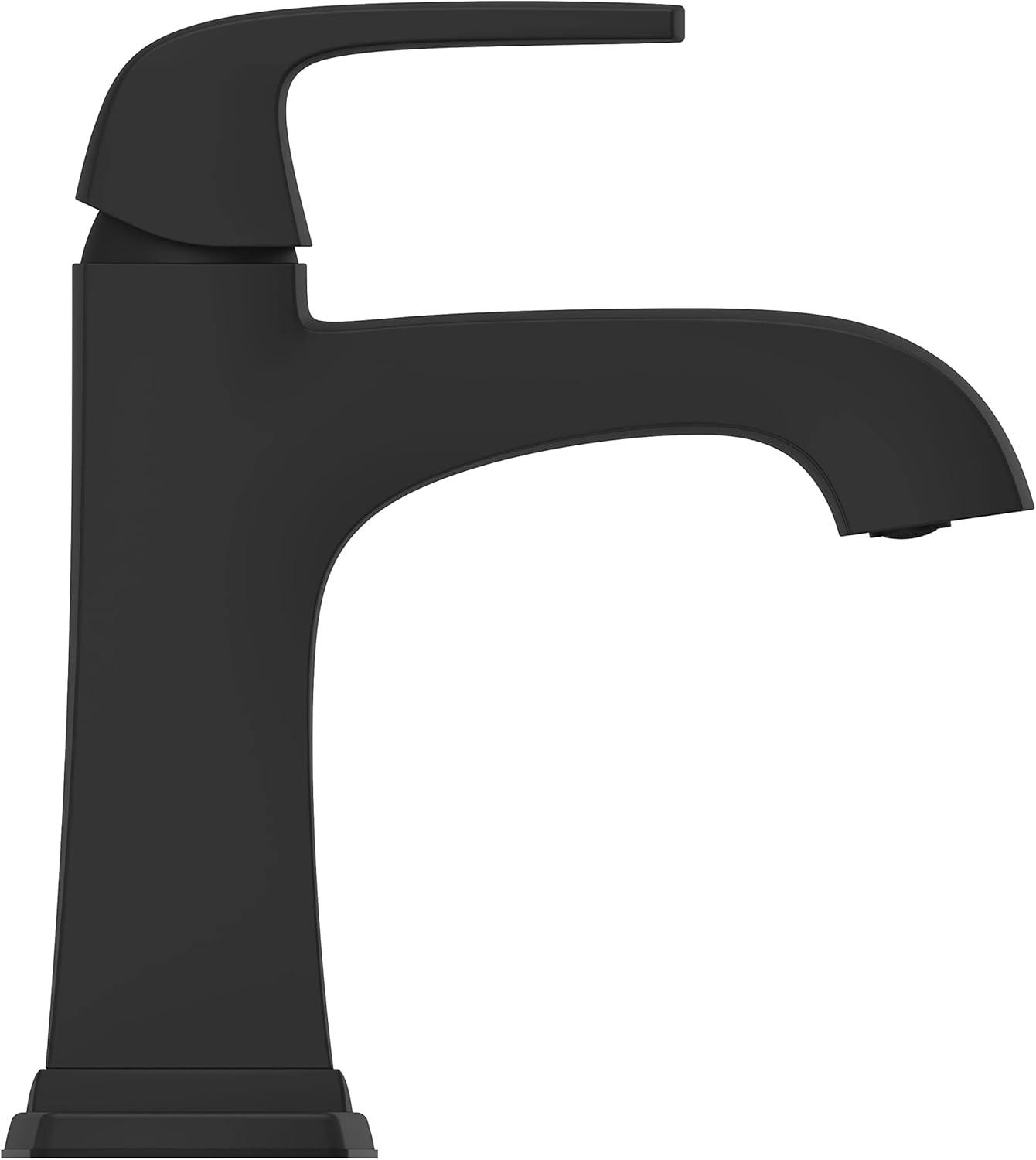 Pfister Bellance Bathroom Sink Faucet, Single Handle, Single Hole or 3-Hole, NSF Certified, Matte Black Finish, LF042BLLB