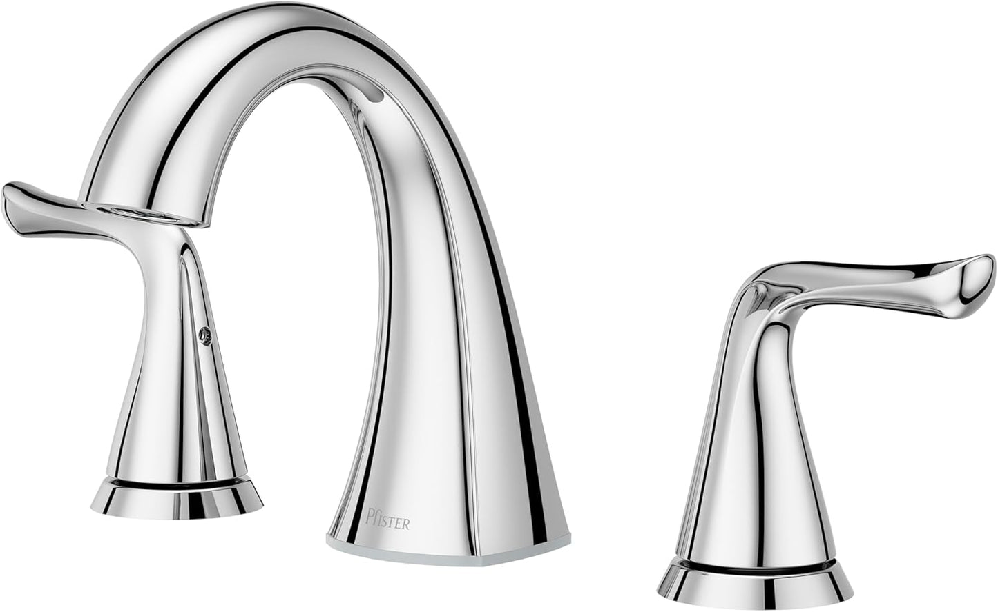 Pfister Willa Bathroom Sink Faucet, 4-Inch Centerset, 2-Handle, 3-Hole, NSF Certified, Polished Chrome Finish, LF048MALCC